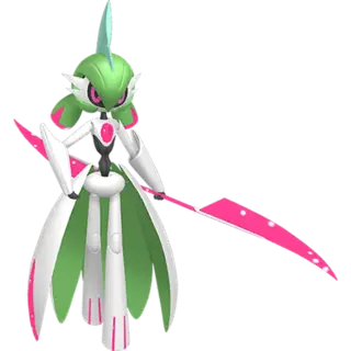 Iron Valiant front-facing sprite from Pokémon Violet