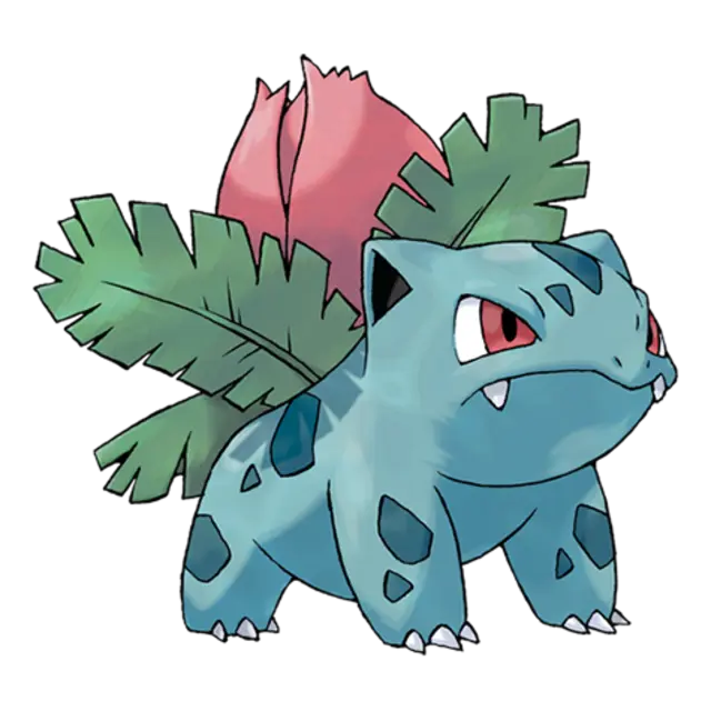 Ivysaur, the Seed Pokémon — Grass/Poison-type Pokémon official artwork