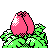 Ivysaur back-facing sprite from Pokémon Crystal