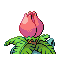 Ivysaur back-facing sprite from Pokémon FireRed