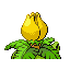 Ivysaur shiny back-facing sprite from Pokémon FireRed