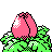 Ivysaur back-facing sprite from Pokémon Silver