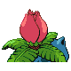 Ivysaur back-facing sprite from Pokémon SoulSilver