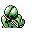 Ivysaur back-facing sprite from Pokémon Red