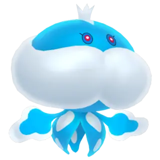 Jellicent front-facing sprite from Pokémon Ultra Sun