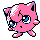 Jigglypuff front-facing sprite from Pokémon Crystal