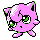 Jigglypuff shiny front-facing sprite from Pokémon Crystal