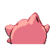 Jigglypuff back-facing sprite from Pokémon Pearl