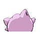 Jigglypuff shiny back-facing sprite from Pokémon Pearl
