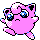 Jigglypuff front-facing sprite from Pokémon Silver