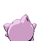 Jigglypuff shiny back-facing sprite from Pokémon SoulSilver