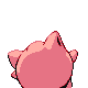 Jigglypuff back-facing sprite from Pokémon Platinum