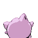 Jigglypuff shiny back-facing sprite from Pokémon Platinum