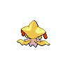 Jirachi shiny back-facing sprite from Pokémon Black 2