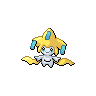 Jirachi front-facing sprite from Pokémon White
