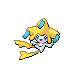 Jirachi front-facing sprite from Pokémon Diamond