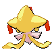 Jirachi shiny back-facing sprite from Pokémon Diamond