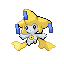 Jirachi front-facing sprite from Pokémon Emerald