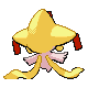 Jirachi shiny back-facing sprite from Pokémon HeartGold