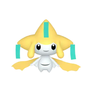 Jirachi front-facing sprite from Pokémon XD: Gale of Darkness