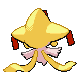 Jirachi shiny back-facing sprite from Pokémon Platinum