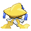Jirachi back-facing sprite from Pokémon Ruby