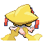 Jirachi shiny back-facing sprite from Pokémon Ruby