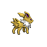 Jolteon back-facing sprite from Pokémon Black 2