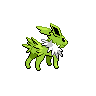 Jolteon shiny back-facing sprite from Pokémon Black
