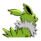 Jolteon shiny back-facing sprite from Pokémon Diamond