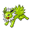 Jolteon shiny front-facing sprite from Pokémon Emerald
