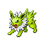 Jolteon shiny front-facing sprite from Pokémon FireRed
