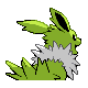 Jolteon shiny back-facing sprite from Pokémon SoulSilver