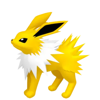 Jolteon front-facing sprite from Pokémon Shield