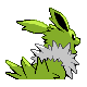 Jolteon shiny back-facing sprite from Pokémon Platinum