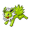 Jolteon shiny front-facing sprite from Pokémon Ruby