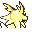 Jolteon back-facing sprite from Pokémon Yellow