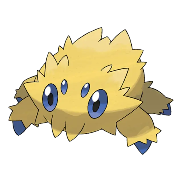 Joltik, the Attaching Pokémon — Bug/Electric-type Pokémon official artwork