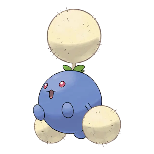 Jumpluff, the Cottonweed Pokémon — Grass/Flying-type Pokémon official artwork