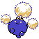 Jumpluff front-facing sprite from Pokémon Crystal