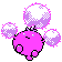 Jumpluff shiny front-facing sprite from Pokémon Crystal