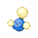 Jumpluff front-facing sprite from Pokémon Pearl