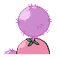 Jumpluff shiny back-facing sprite from Pokémon Pearl
