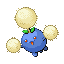 Jumpluff front-facing sprite from Pokémon Emerald