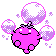 Jumpluff shiny front-facing sprite from Pokémon Silver