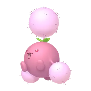 Jumpluff shiny front-facing sprite from Pokémon Y