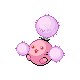 Jumpluff shiny front-facing sprite from Pokémon Platinum