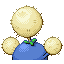 Jumpluff back-facing sprite from Pokémon Sapphire
