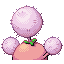 Jumpluff shiny back-facing sprite from Pokémon Sapphire