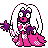 Jynx front-facing sprite from Pokémon Crystal